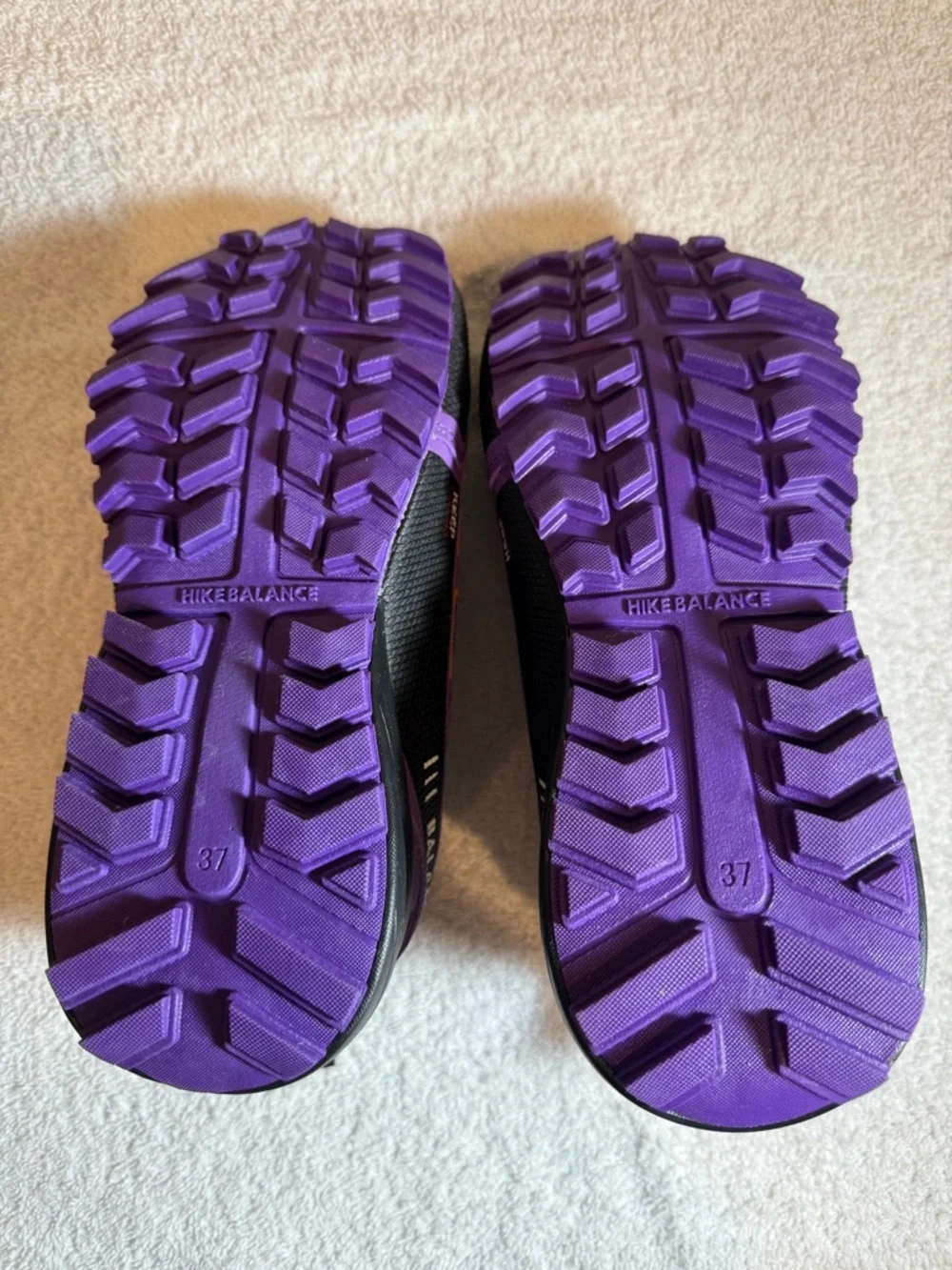 HIKE BALANCE BALANCE III Women Purple Black Orange Hiking Sneakers EU 37 Low Top